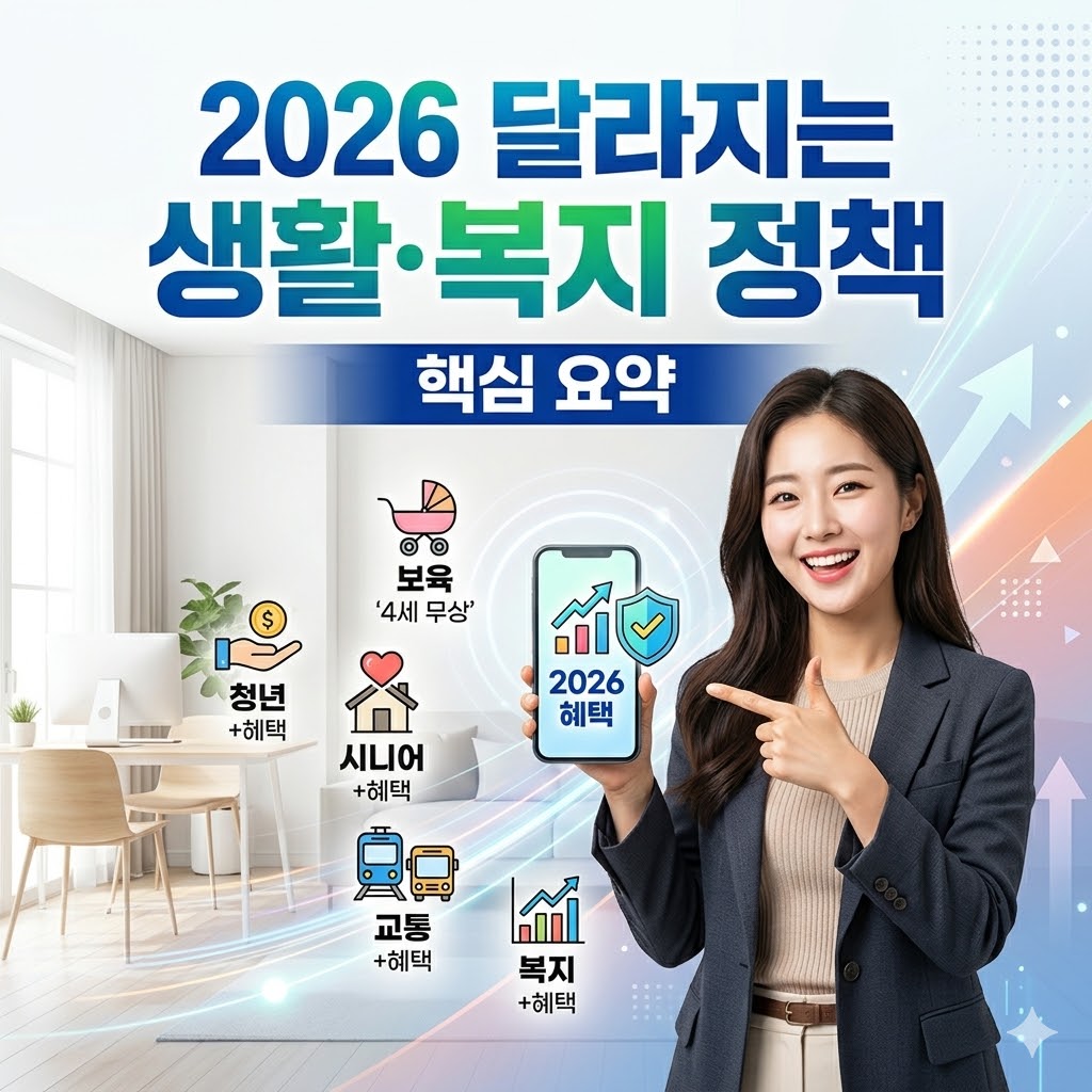 올해 새로 시행되는 정책 정리 (생활·복지 정책 변화)