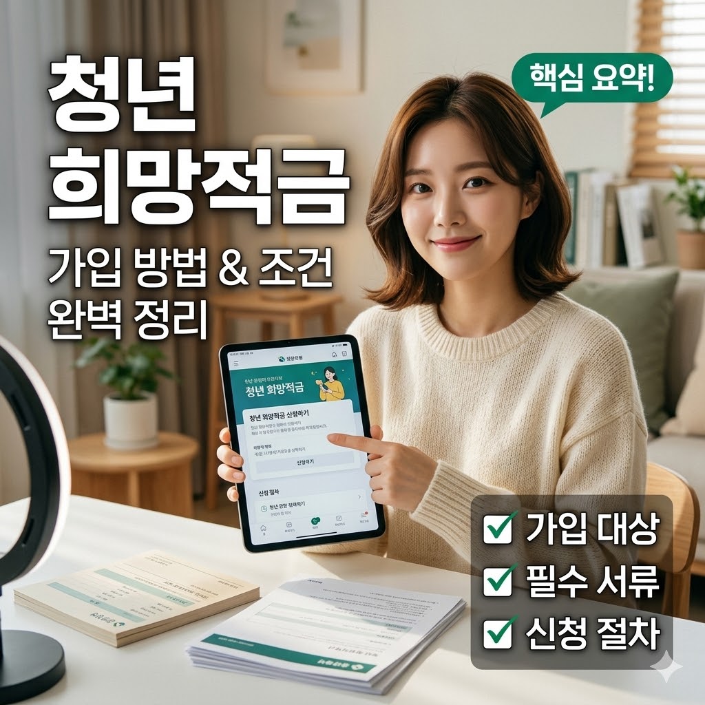 청년 희망적금 가입 방법