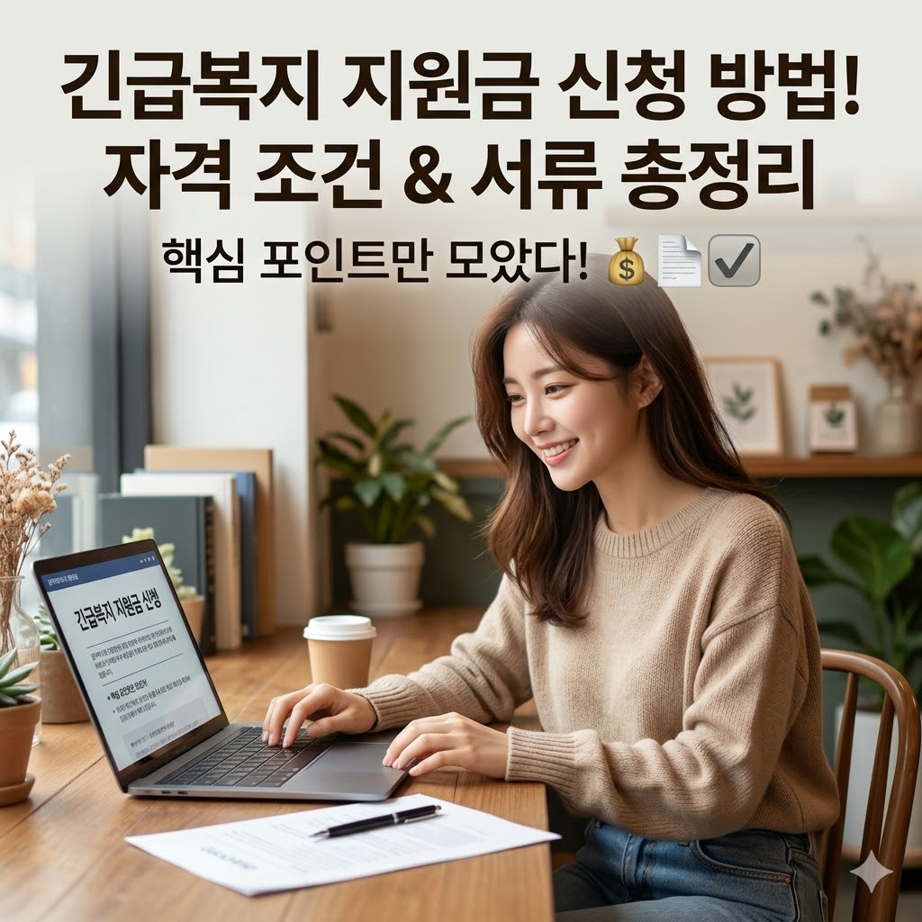 긴급복지 지원금 신청 방법