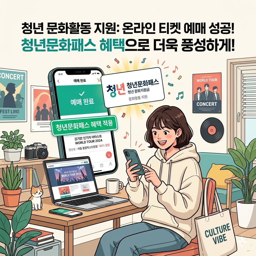 청년 문화패스 신청 방법