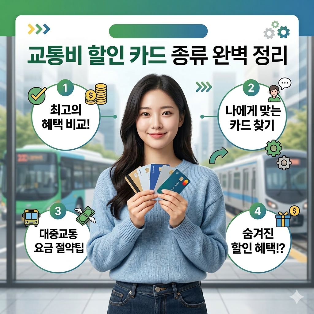 교통비 할인 카드 종류