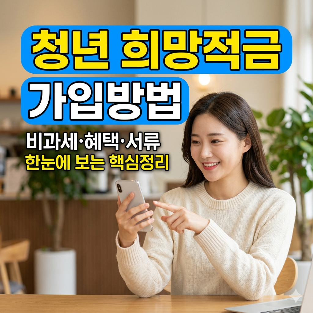 청년 희망적금 가입 방법