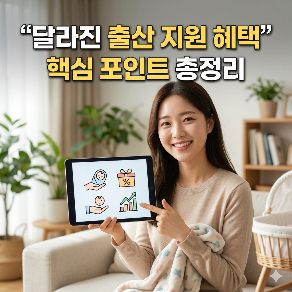 출산 장려 정책 변화 정리 (최근 달라진 지원 제도)