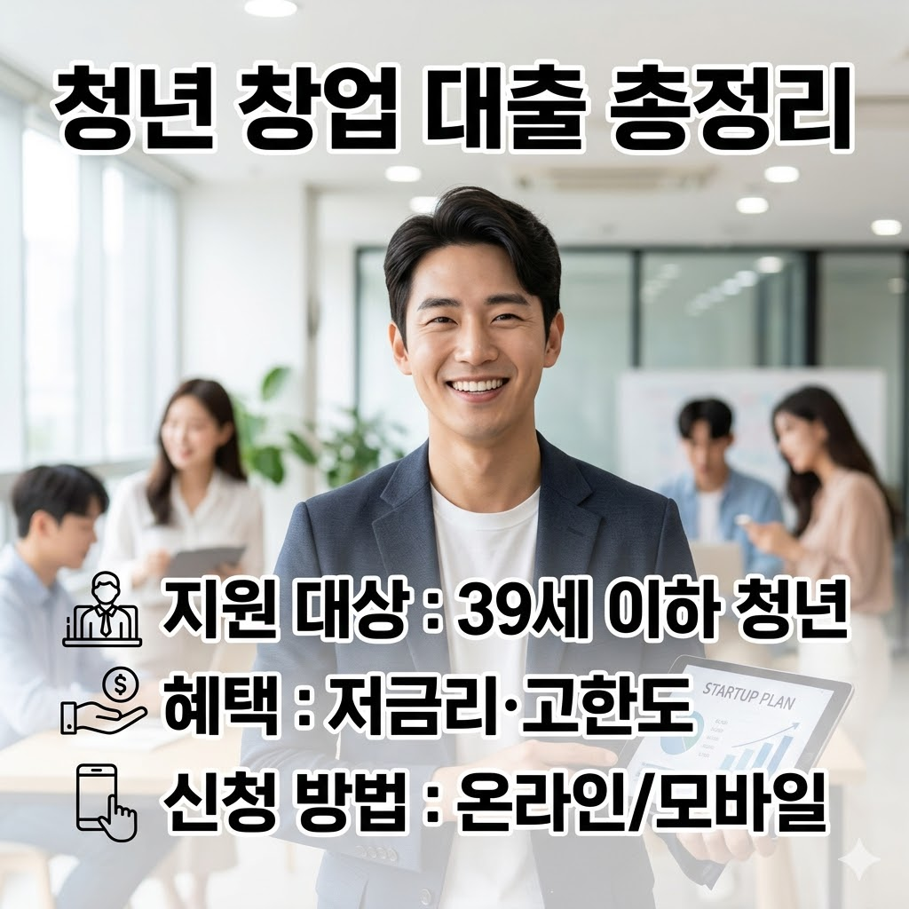 청년 창업 대출 조건 정리 (지원 대상과 신청 방법)
