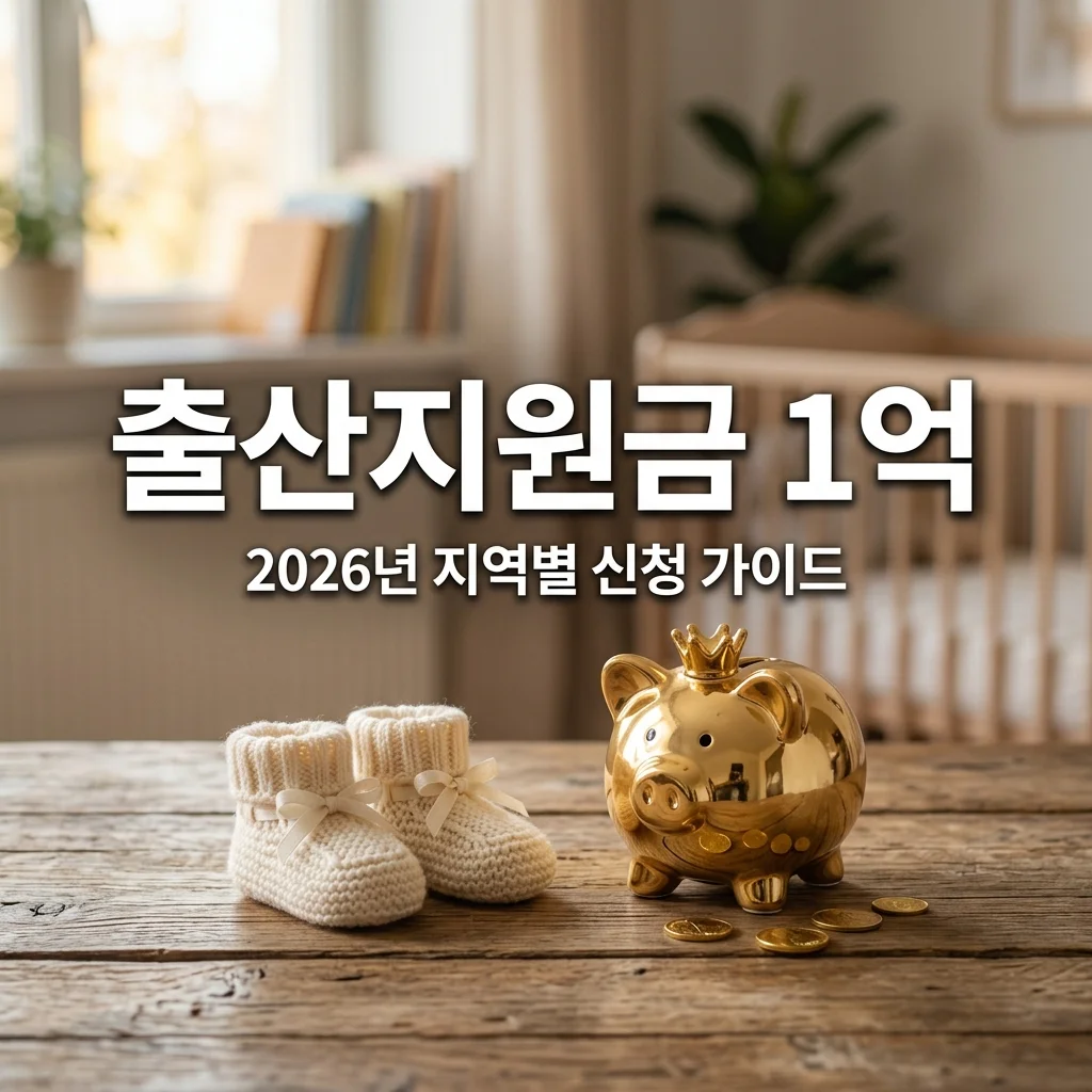 2026 출산지원금 신청 방법 및 지역별 혜택 차이 (최대 1억 총정리)