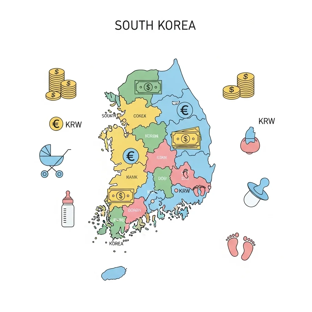 지역별 출산지원금 금액 및 조건 비교