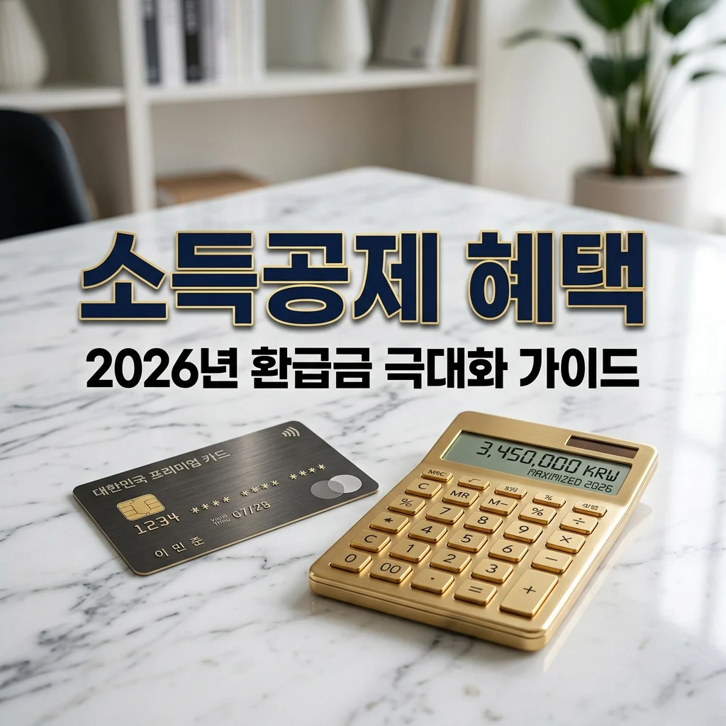 신용카드 소득공제 혜택 총정리: 2026년 다자녀 추가 혜택 및 절세 전략
