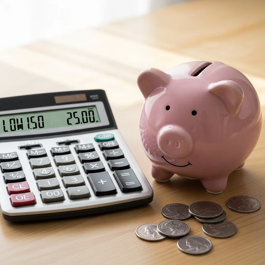 보증료 계산과 실제 입금액 확인