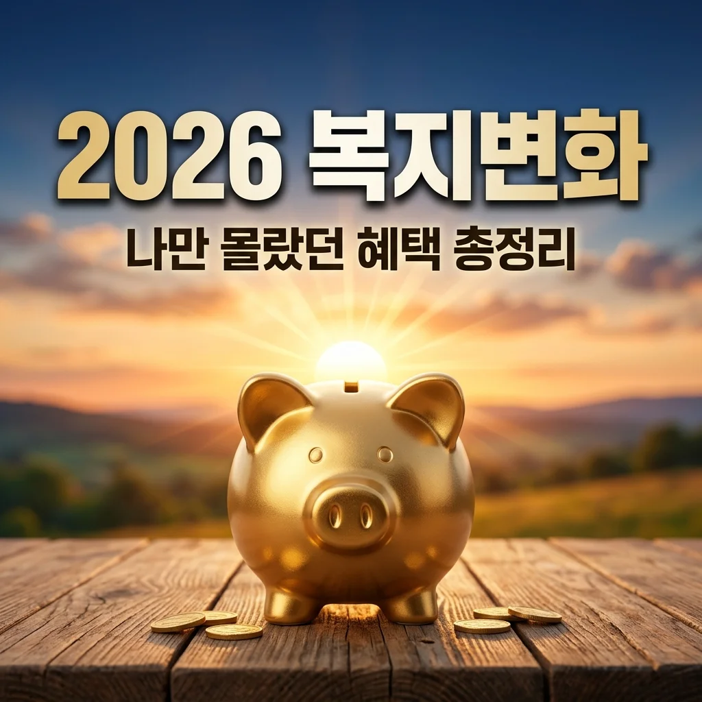 2026년 복지 정책 주요 변화 총정리 | 혜택 대상과 신청 방법 완벽 가이드