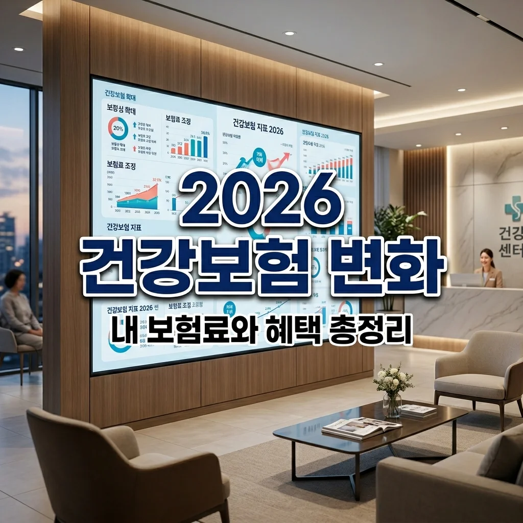 2026년 건강보험 정책 변화 총정리: 내 보험료와 혜택 어떻게 바뀔까?