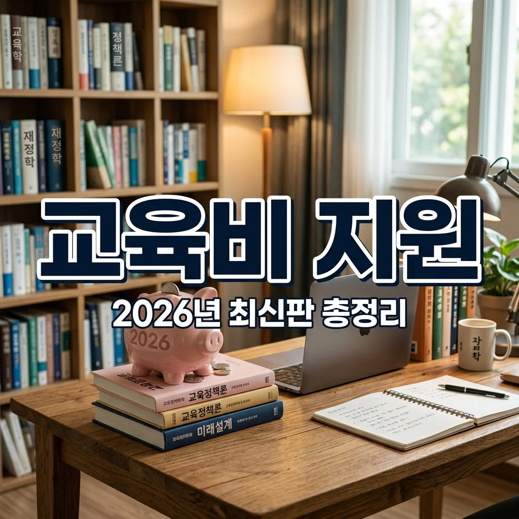 2026 교육비 지원 제도 총정리: 초중고 대학생 혜택 및 신청방법