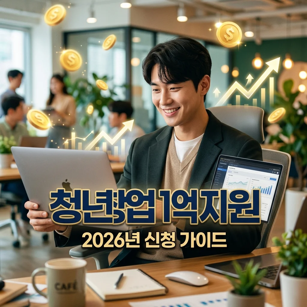 2026 청년창업지원금 신청 방법 및 자격 조건 총정리 (최대 1억)