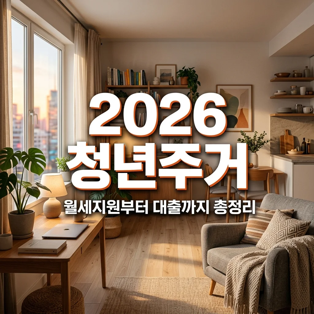 2026 청년 주거 지원 정책 총정리: 월세 20만원부터 저금리 대출까지