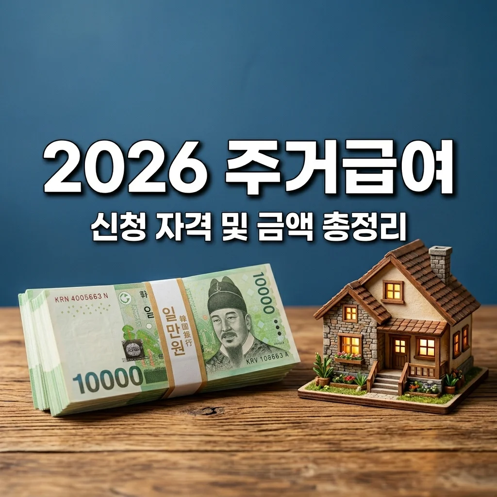 2026 주거급여 신청자격 조건 및 지원 금액 총정리 (소득기준, 청년 분리지급)