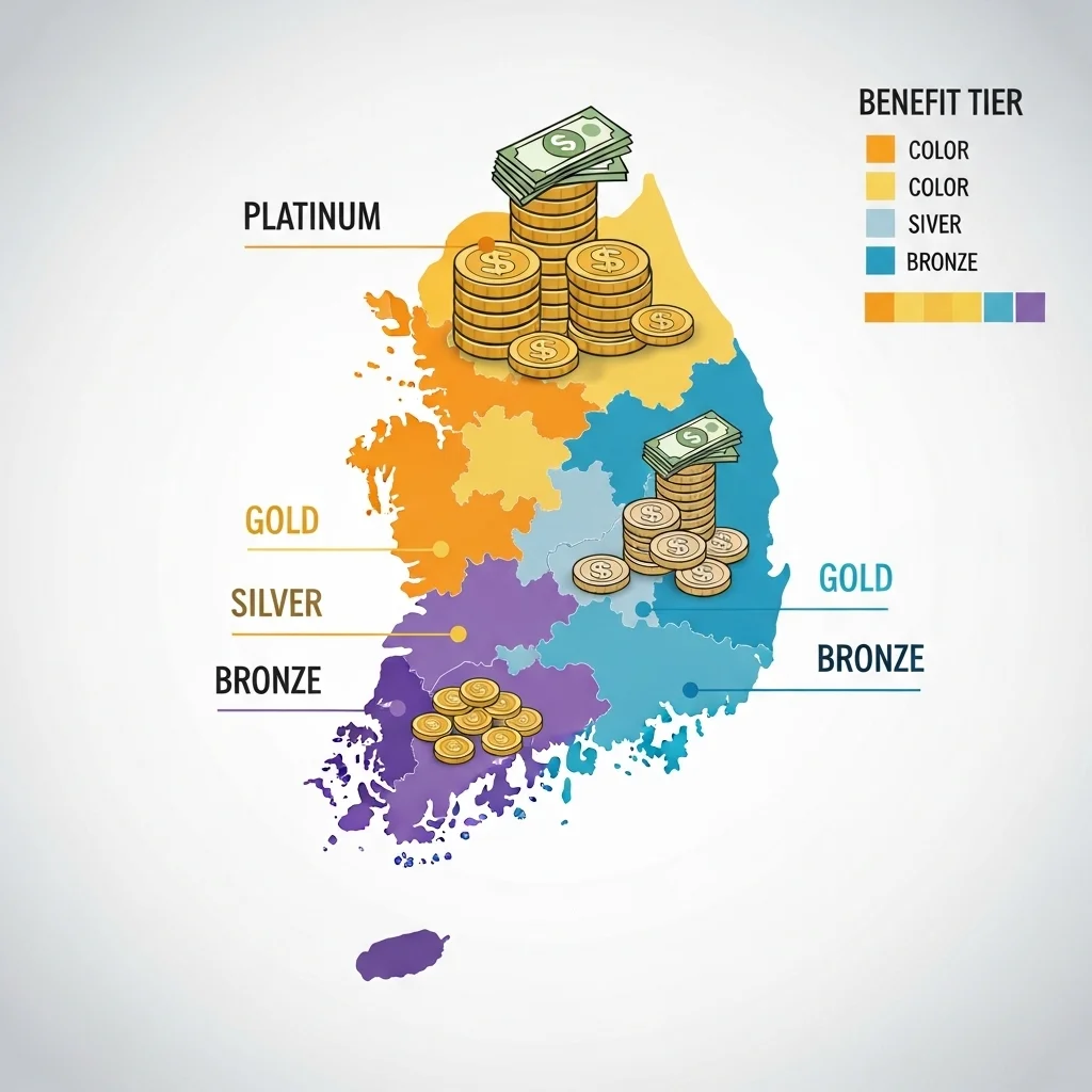 지역별 지원 금액: 나는 얼마를 받을 수 있을까?
