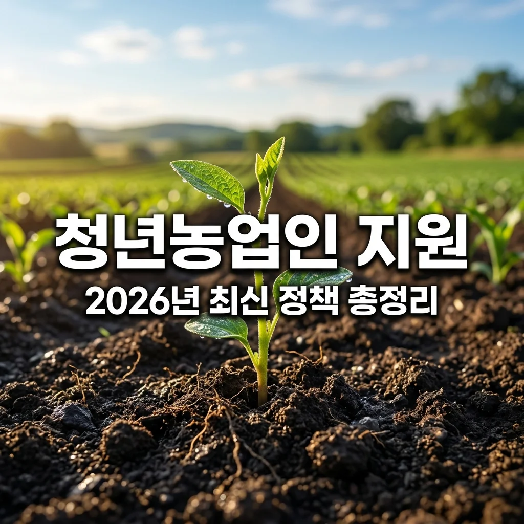 2026 청년 농업인 지원 정책 총정리: 영농정착지원금 신청 방법과 자격