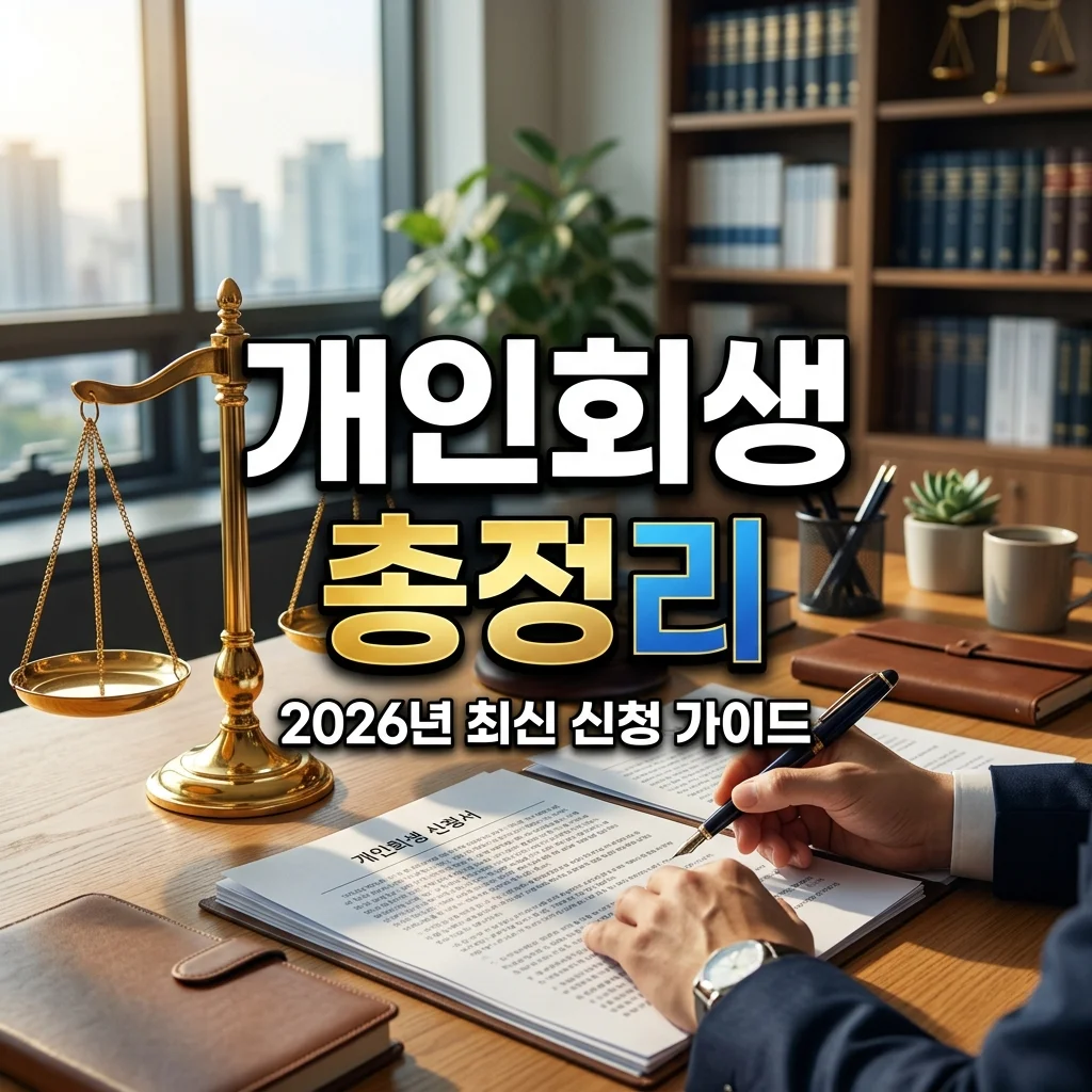 2026 개인회생 신청방법 및 조건 총정리 (서류·절차·탕감률 가이드)