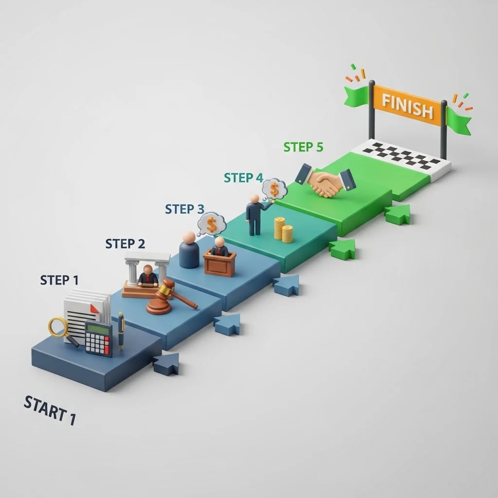 복잡한 개인회생, 5단계 절차로 쉽게 이해하기