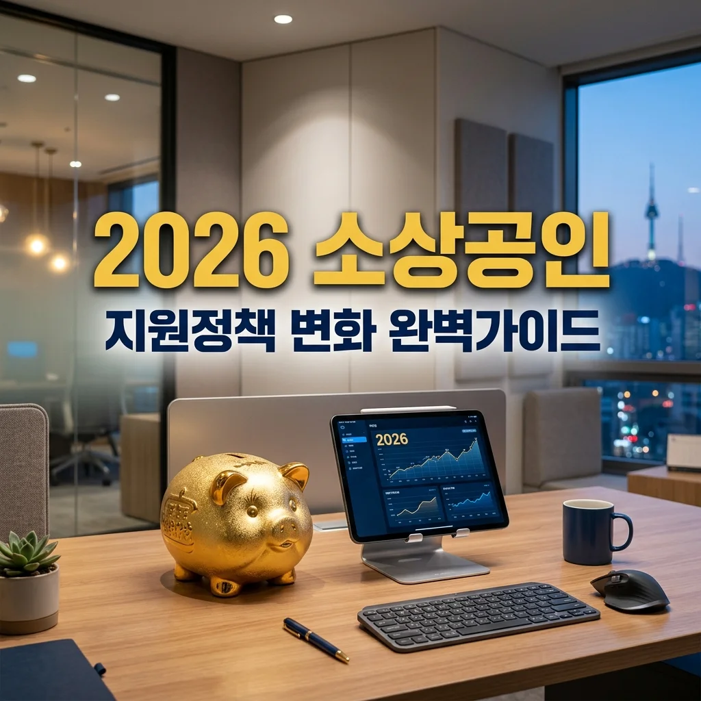 2026 소상공인 지원 정책변화 총정리: 5천만원 대출 및 바우처 신청법