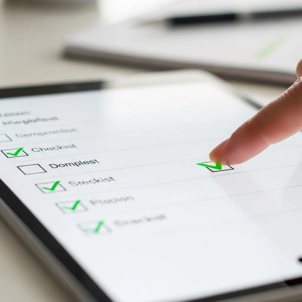 서류 준비물 체크리스트 (이것만은 꼭!)