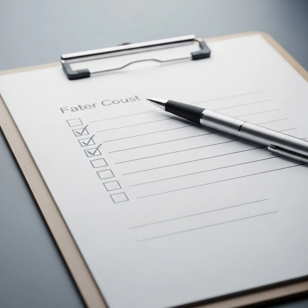 신청 전 필수 준비 서류 체크리스트