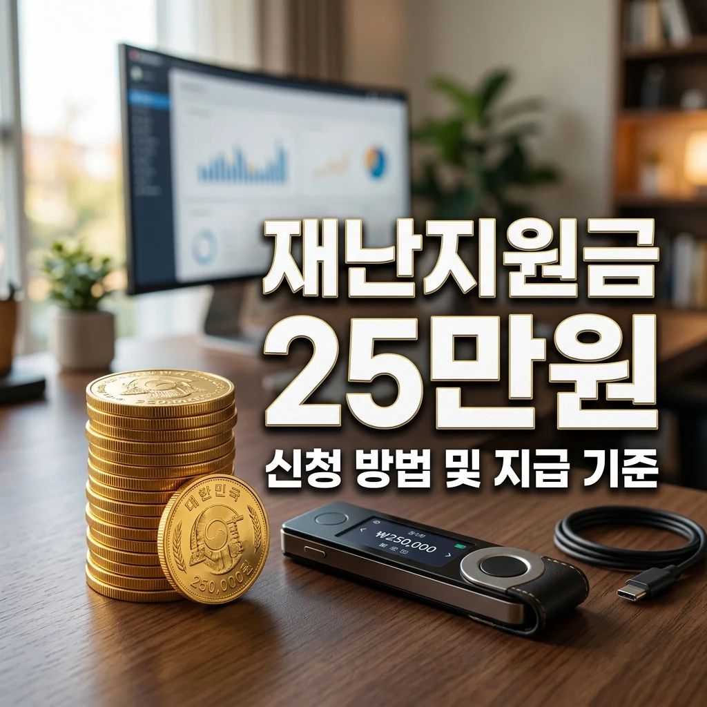 2026 재난지원금 25만원 신청 방법 및 지급 기준 총정리 (전국민 대상)