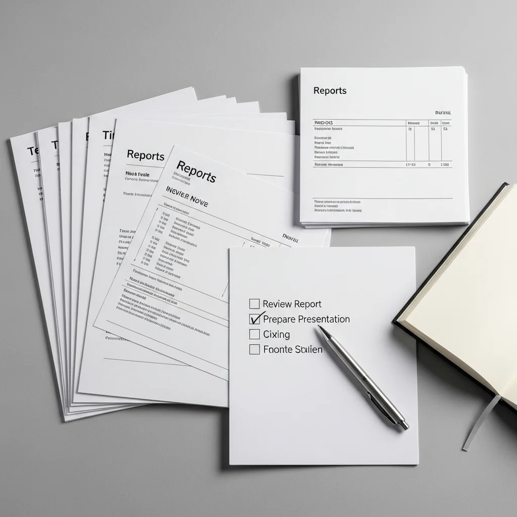 서류 준비, 이것만은 꼭 챙기세요!