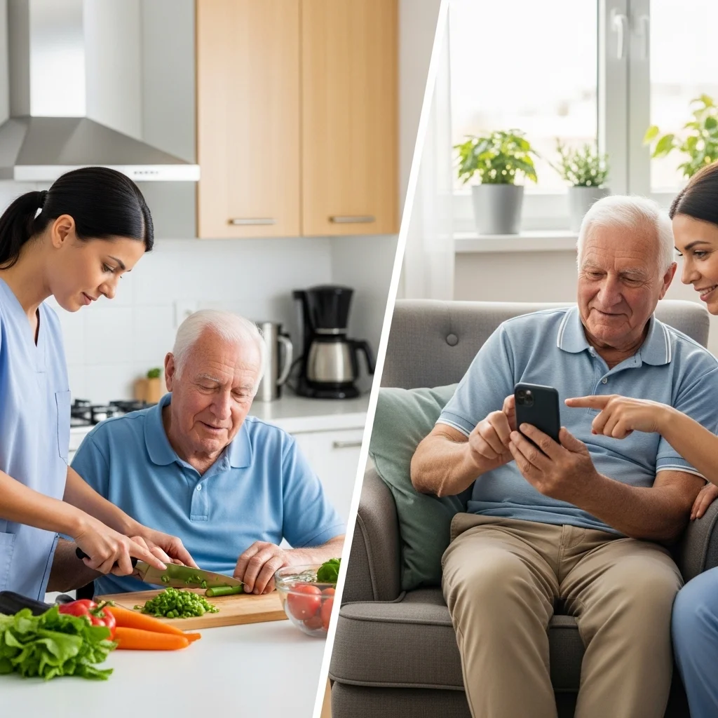 중점 돌봄과 일반 돌봄: 서비스 유형 비교