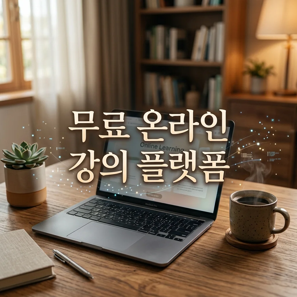 무료 온라인 강의 플랫폼 추천 TOP 5 | 자기계발 비용 0원 실현