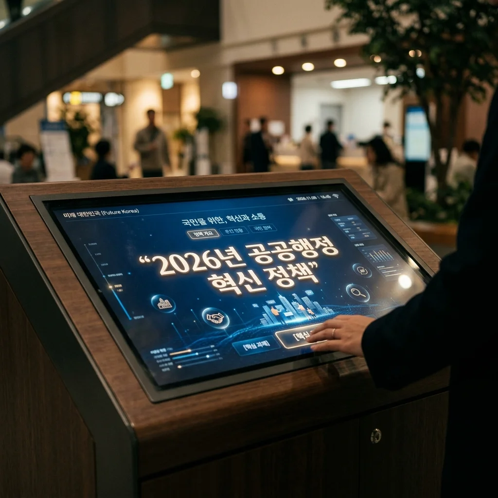 2026년 공공행정 혁신 정책 총정리: AI 맞춤형 서비스와 주요 혜택