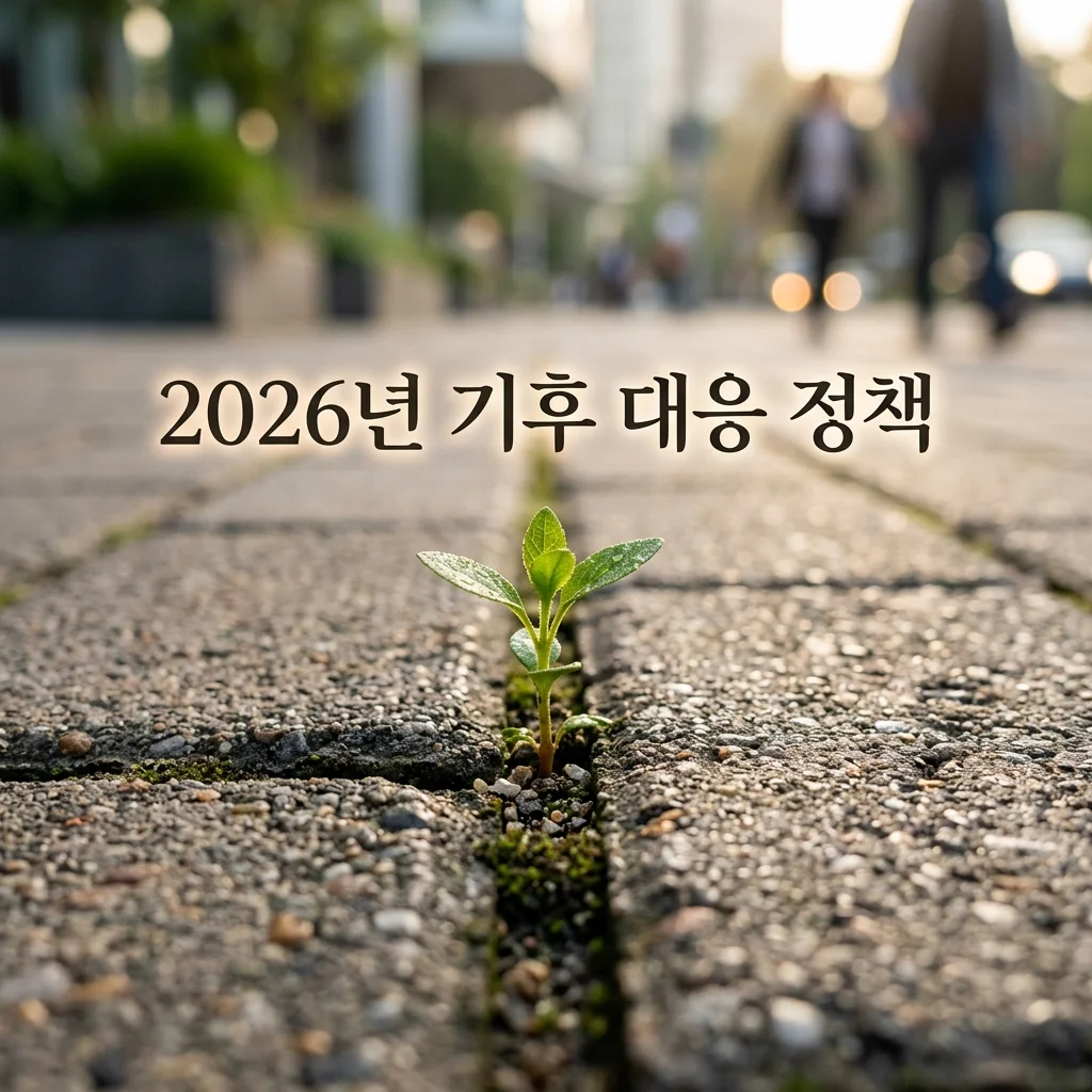 2026년 기후 대응 정책 핵심 정리 | 탄소중립 지원금부터 규제 변화까지