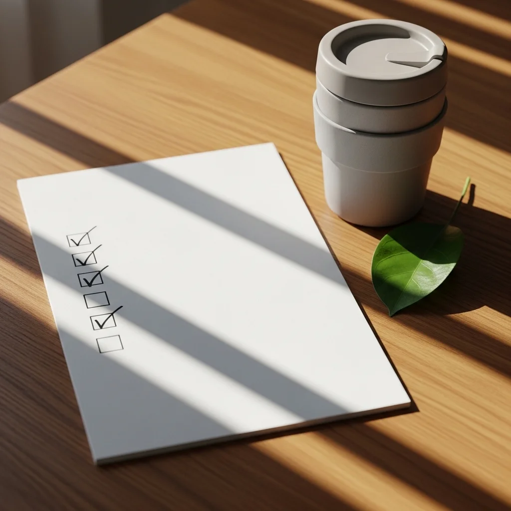 생활 속 변화를 위한 체크리스트