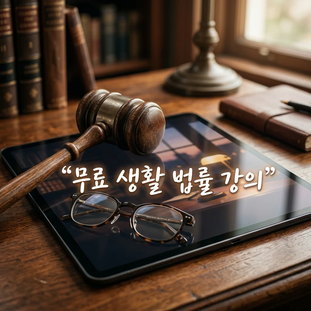 무료 생활 법률 강의 신청 방법 및 추천 사이트 BEST 3