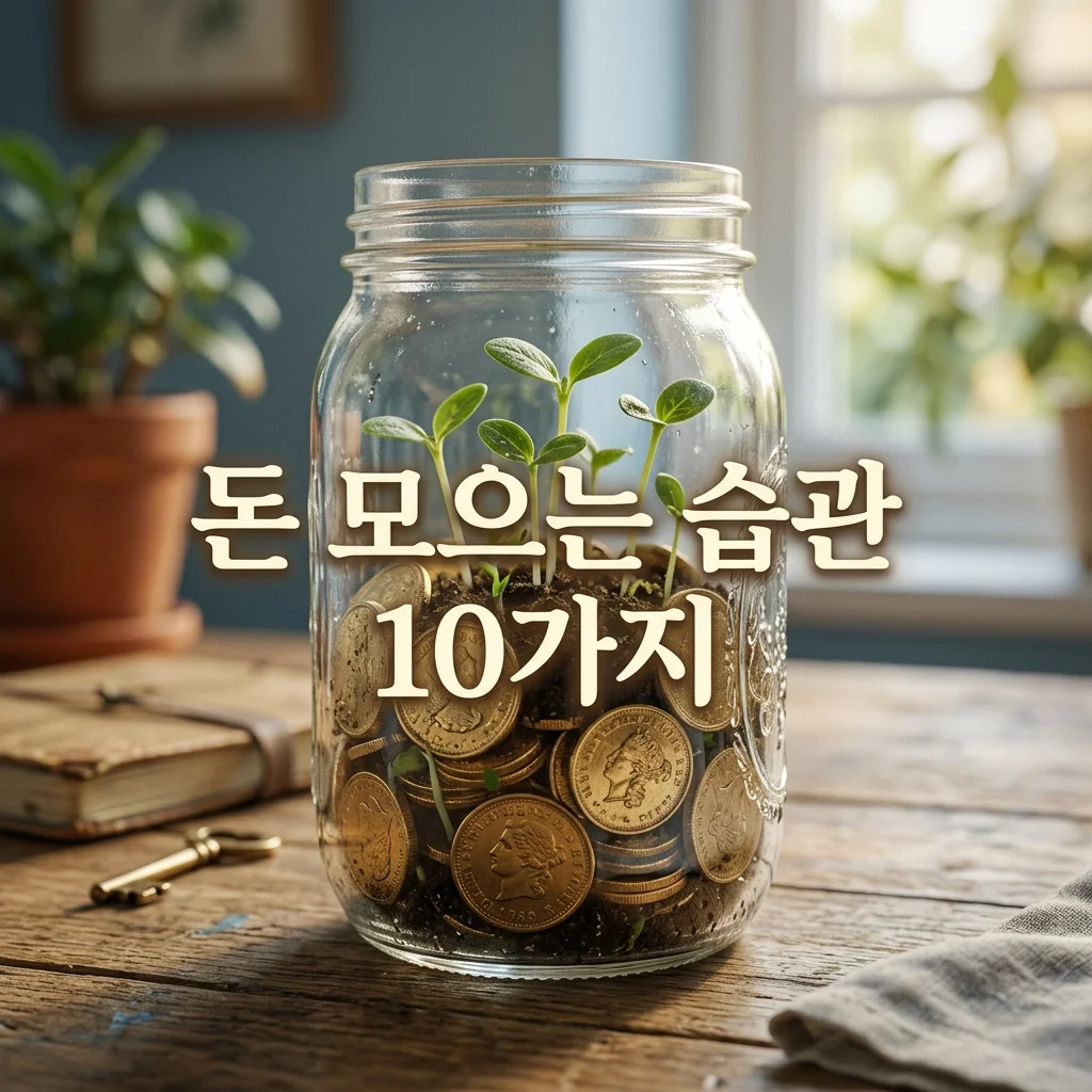 돈 모으는 습관 10가지, 1억 모으기 성공하는 현실적인 재테크 실천법