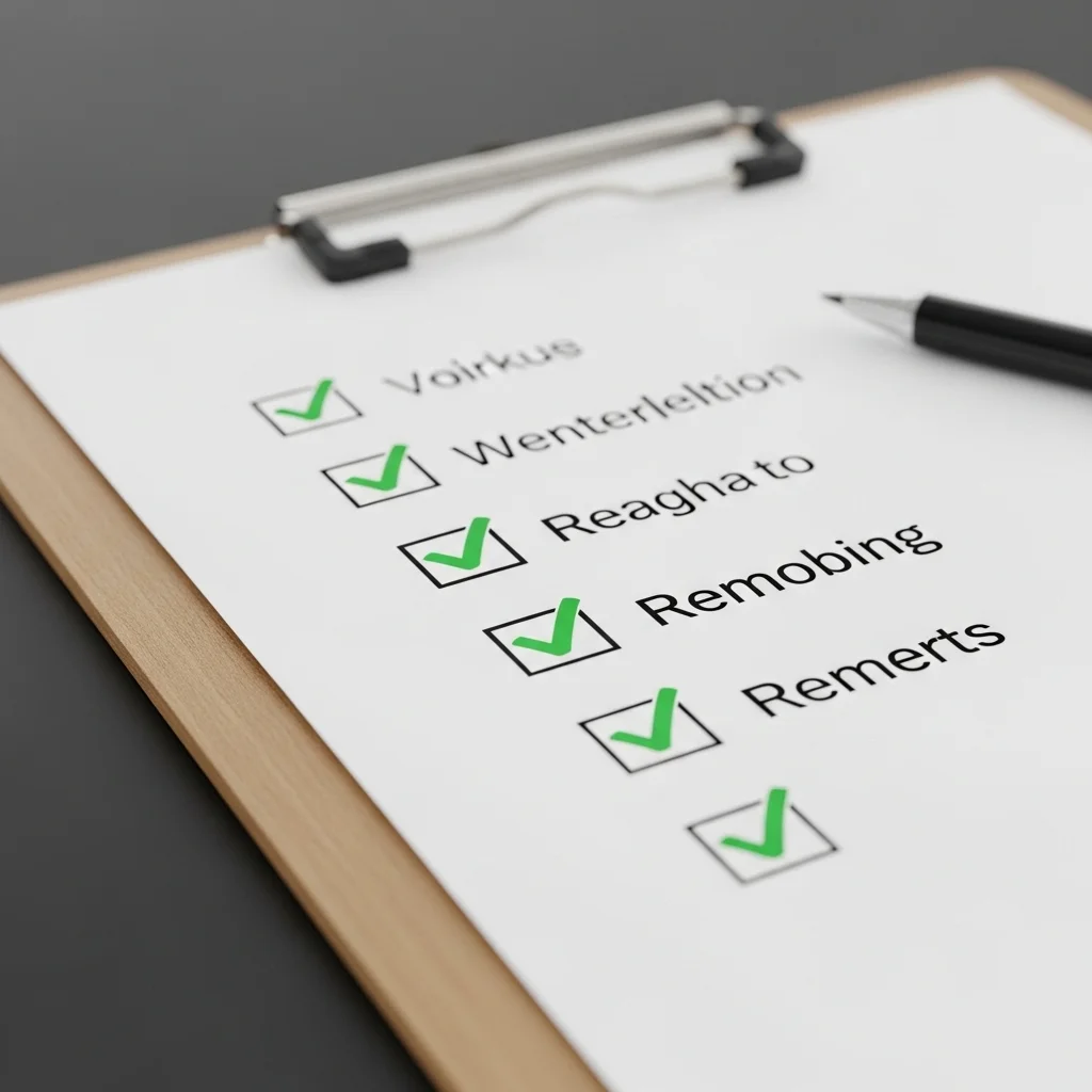 방문 전 필수! 준비물 체크리스트