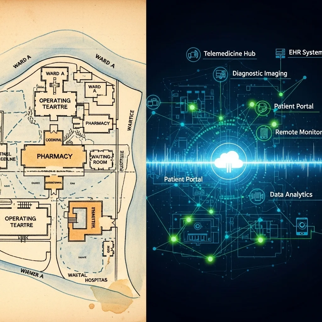 과거 vs 현재: 지역 의료 시스템 비교