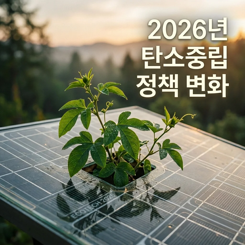 2026년 탄소중립 정책 변화 완벽 정리: 포인트 50만원과 기업 대응법