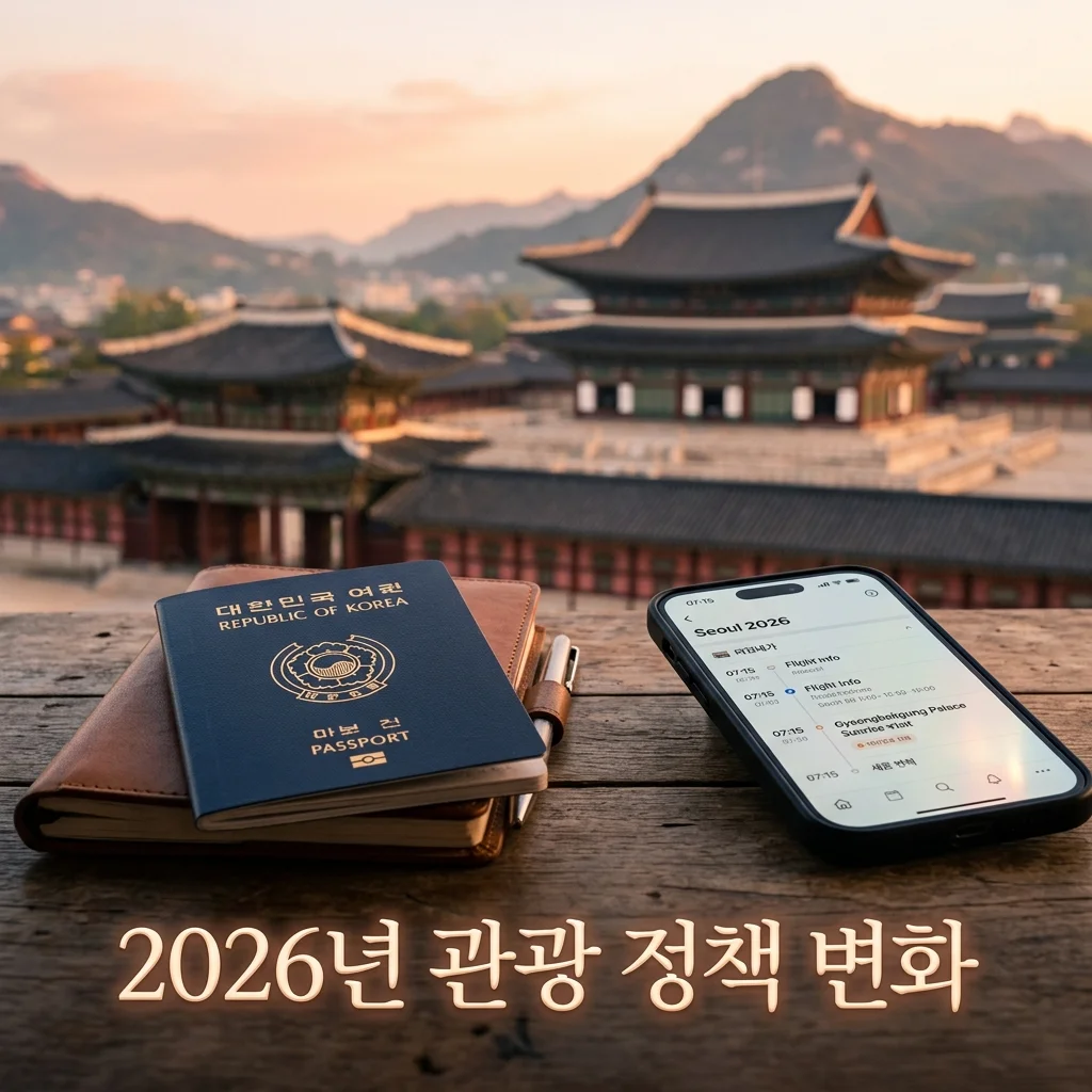 2026년 관광 정책 변화 총정리: 여행 지원금부터 출입국 제도까지