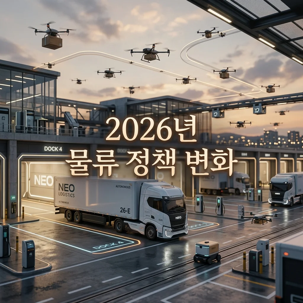 2026년 물류 정책 변화 총정리: 운송 단가부터 탄소 규제까지 핵심 가이드