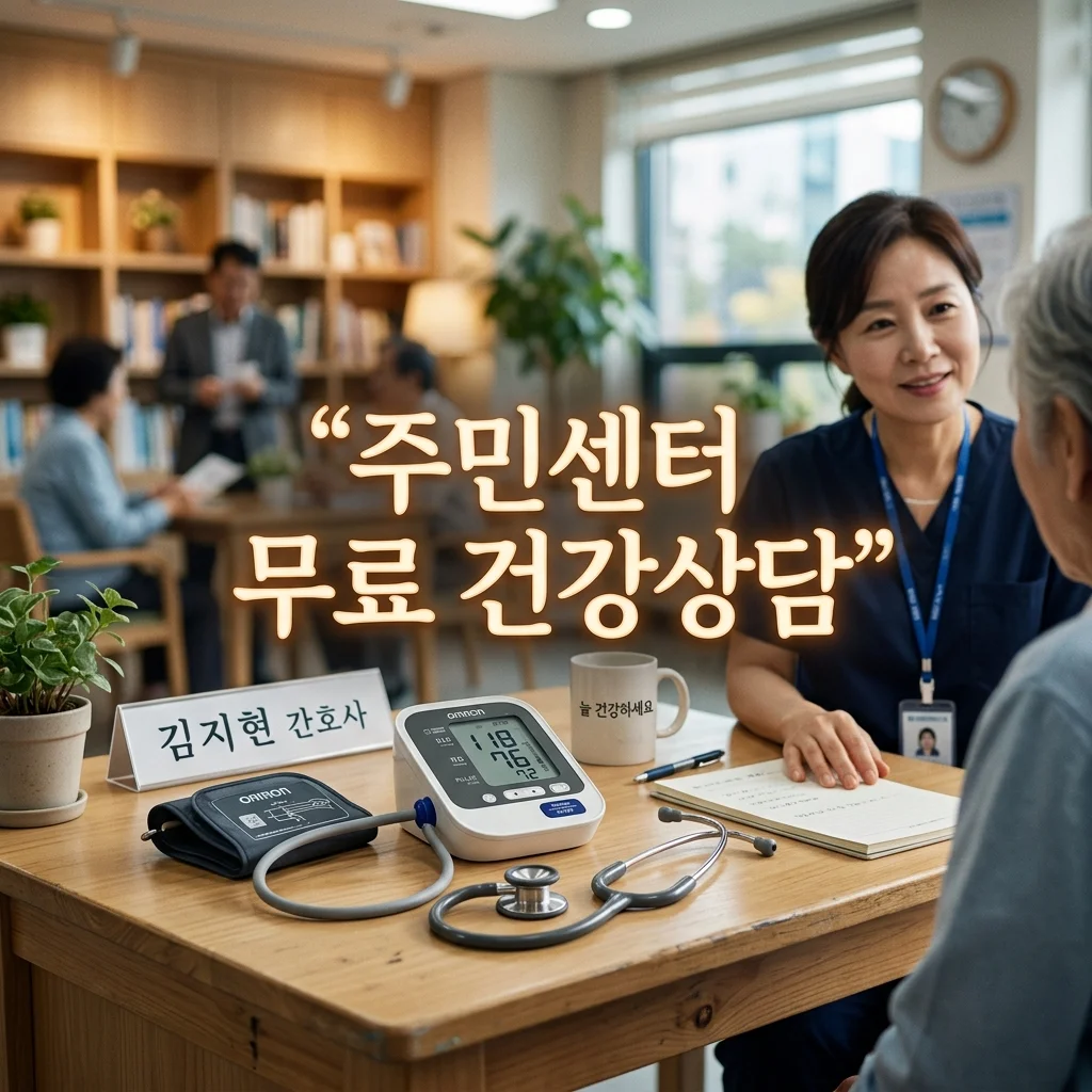 주민센터 무료 건강상담 서비스 신청 방법 및 혜택 총정리 (2026)
