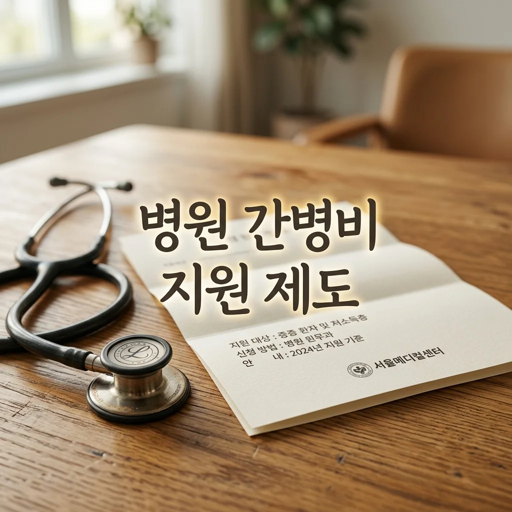 병원 간병비 지원 제도 신청 방법 및 대상 총정리 (2026 최신)