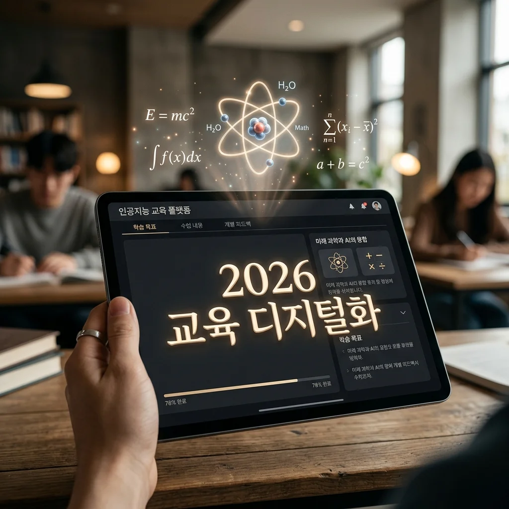2026년 교육 디지털화 정책 총정리: AI 교과서와 우리 아이 변화