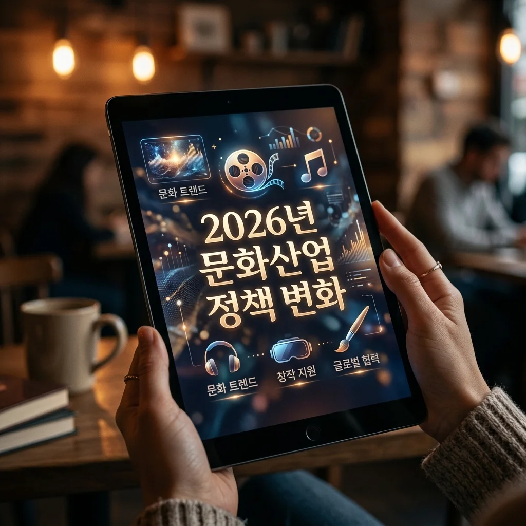 2026년 문화산업 정책 변화 핵심 총정리! K-콘텐츠 지원과 혜택
