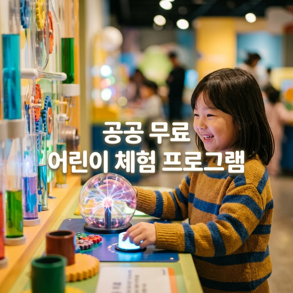 공공 무료 어린이 체험 프로그램 BEST 5 및 예약 방법 가이드
