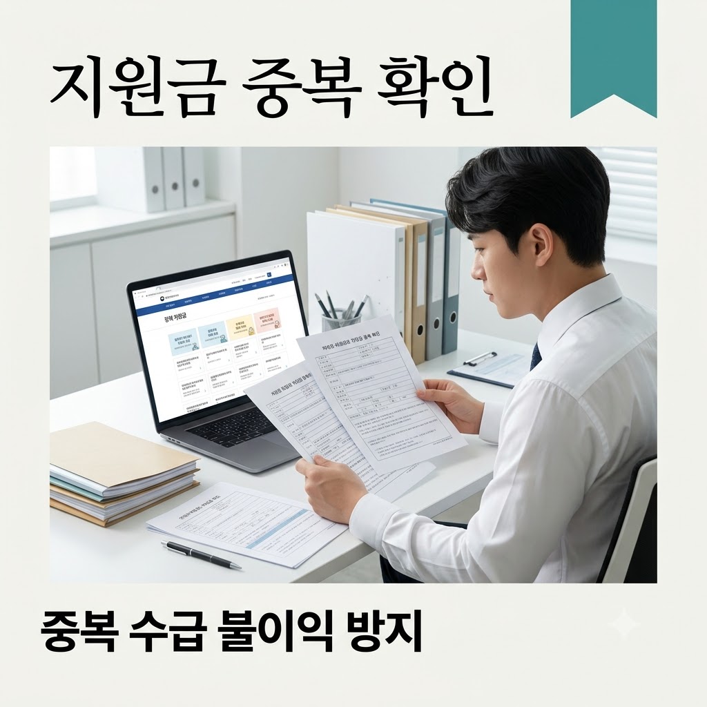 지원금 중복 신청 가능한지 확인하는 방법 (정책 지원금)