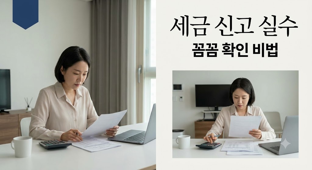 세금 신고 시 실수 줄이는 방법 (세금/금융)