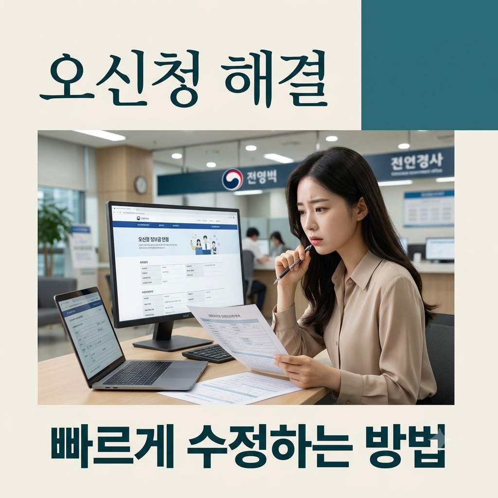 지원금 잘못 신청했을 때 대처 방법 (정책 지원금)