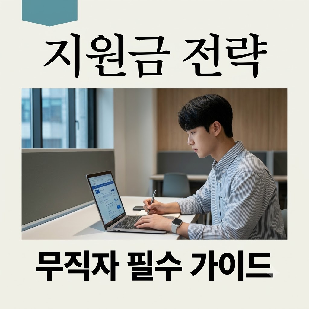 무직자 정부지원금 신청 전략 (정책 지원금)
